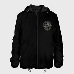 Куртка с капюшоном мужская Олдскульный Харлей, цвет: 3D-черный