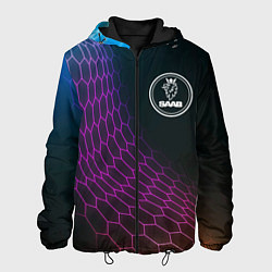 Мужская куртка Saab neon hexagon