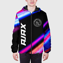 Куртка с капюшоном мужская Ajax speed game lights, цвет: 3D-черный — фото 2