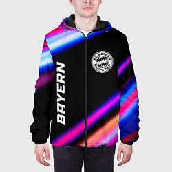 Куртка с капюшоном мужская Bayern speed game lights, цвет: 3D-черный — фото 2