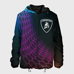 Мужская куртка Lamborghini neon hexagon