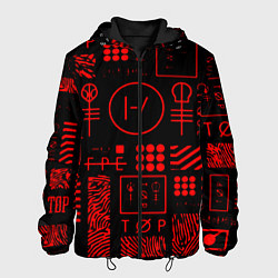 Мужская куртка Twenty one pilots pattern rock