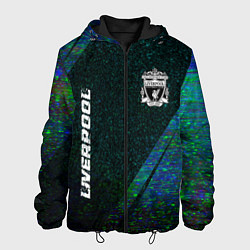 Мужская куртка Liverpool glitch blue