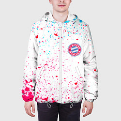 Куртка с капюшоном мужская Баерн Мюнхен, цвет: 3D-белый — фото 2