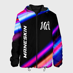 Куртка с капюшоном мужская Maneskin neon rock lights, цвет: 3D-черный
