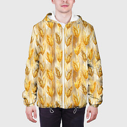 Куртка с капюшоном мужская Золотая нива, цвет: 3D-белый — фото 2