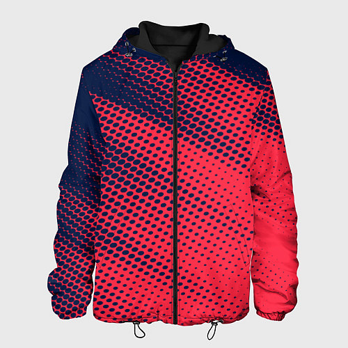 Мужская куртка Яркий абстрактный узор для спорта / 3D-Черный – фото 1