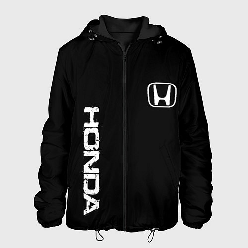 Мужская куртка Honda white logo auto / 3D-Черный – фото 1