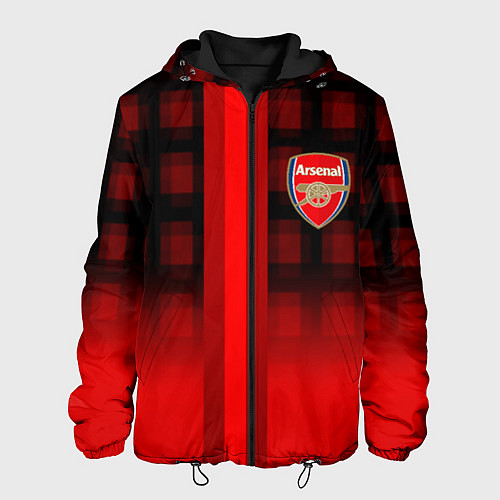 Мужская куртка Arsenal fc sport geometry steel / 3D-Черный – фото 1