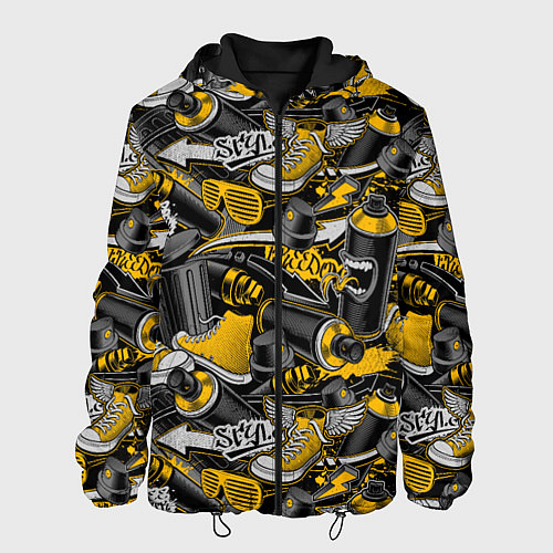 Мужская куртка Освободи себя / 3D-Черный – фото 1