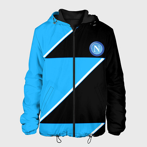 Мужская куртка Napoli fc geometry blue / 3D-Черный – фото 1