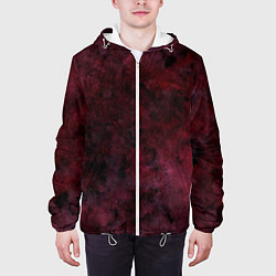 Куртка с капюшоном мужская Кровавое небо, цвет: 3D-белый — фото 2
