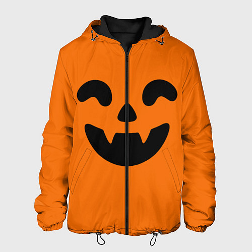Мужская куртка Весёлая тыква верх / 3D-Черный – фото 1