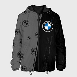 Куртка с капюшоном мужская Bmw performance Темный, цвет: 3D-черный