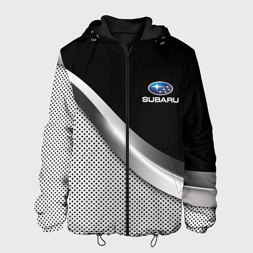 Мужская куртка Subaru metal steel / 3D-Черный – фото 1