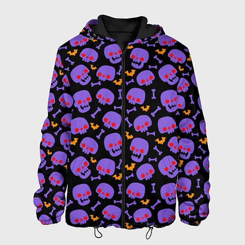 Мужская куртка Красный взгляд / 3D-Черный – фото 1