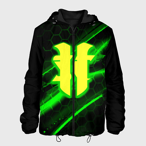Мужская куртка Starcraft 2 кислотные соты линии / 3D-Черный – фото 1
