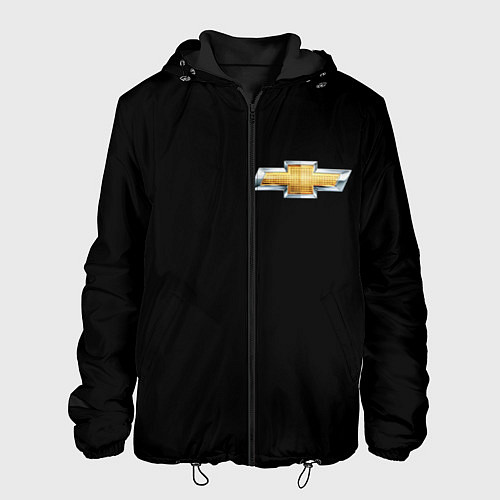Мужская куртка Chevrolet logo / 3D-Черный – фото 1