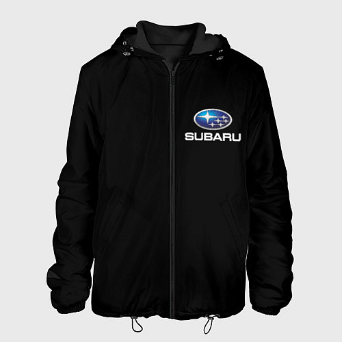 Мужская куртка Subaru logo auto / 3D-Черный – фото 1