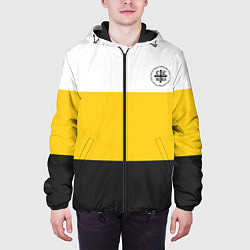 Куртка с капюшоном мужская Когда была свободна Русь - НИКА, цвет: 3D-черный — фото 2