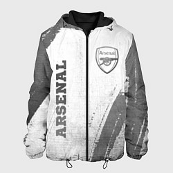 Мужская куртка Arsenal - white gradient вертикально