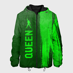 Мужская куртка Queen - green gradient по-вертикали