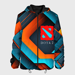 Куртка с капюшоном мужская Dota 2 абстракция из линий, цвет: 3D-черный