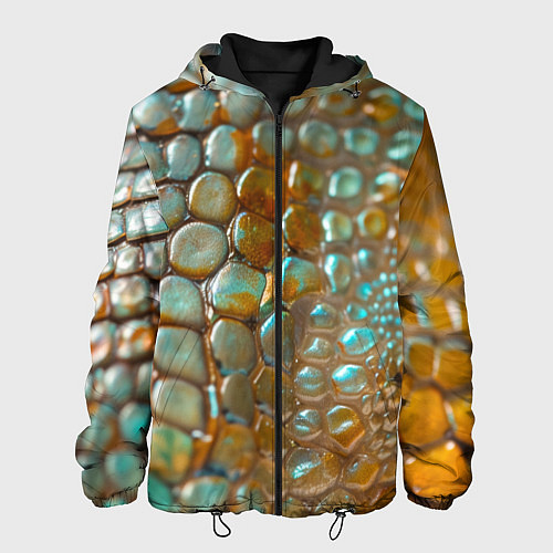 Мужская куртка Почувствуй себя змеей / 3D-Черный – фото 1