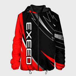 Куртка с капюшоном мужская Exeed - red uniform, цвет: 3D-черный