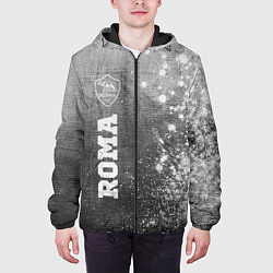 Куртка с капюшоном мужская Roma - grey gradient по-вертикали, цвет: 3D-черный — фото 2