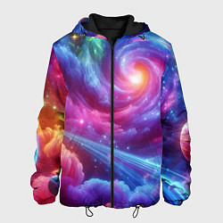 Мужская куртка Neon space fantasy