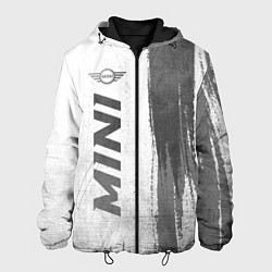 Куртка с капюшоном мужская Mini - white gradient по-вертикали, цвет: 3D-черный