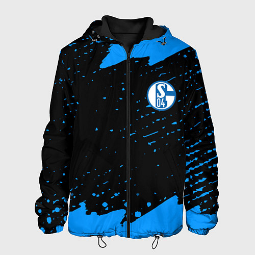 Мужская куртка Schalke 04 fc blue color / 3D-Черный – фото 1