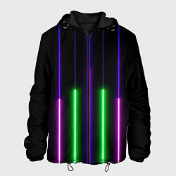 Мужская куртка Color Purple green pink
