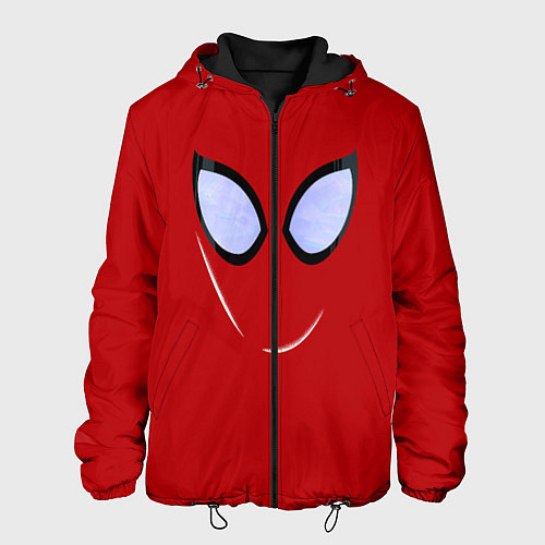 Мужская куртка Человек паук глаза питера / 3D-Черный – фото 1