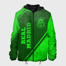 Мужская куртка Real Madrid - green gradient вертикально