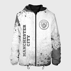 Мужская куртка Manchester City - white gradient вертикально