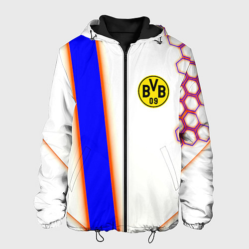 Мужская куртка Borussia geometry sport / 3D-Черный – фото 1