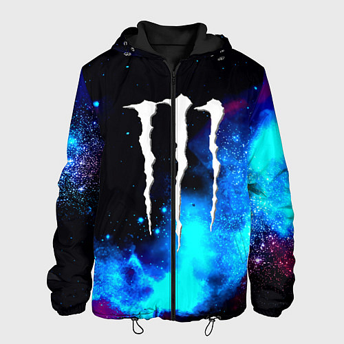 Мужская куртка Monster energy космос / 3D-Черный – фото 1