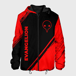 Мужская куртка Evangelion - red gradient вертикально