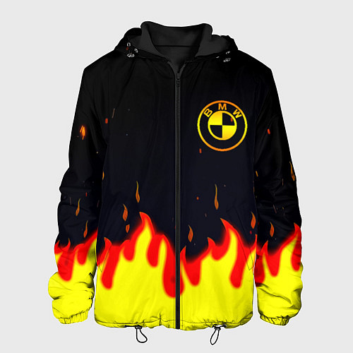Мужская куртка BMW огненный / 3D-Черный – фото 1