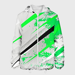 Мужская куртка Color white light green