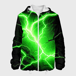 Мужская куртка Color green black