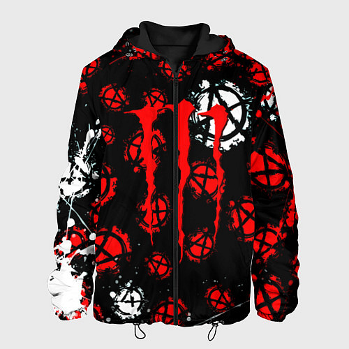 Мужская куртка Monster energy anarhy / 3D-Черный – фото 1