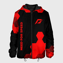 Мужская куртка Need for Speed - red gradient вертикально