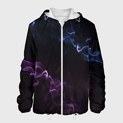 Мужская куртка Color black blue pink