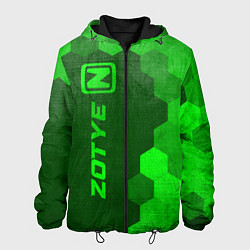 Куртка с капюшоном мужская Zotye - green gradient по-вертикали, цвет: 3D-черный