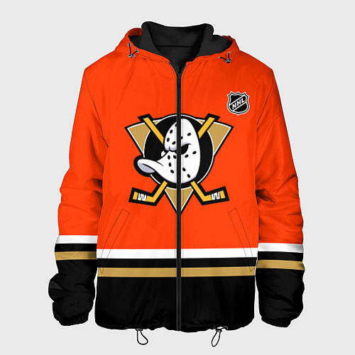 Мужская куртка Анахайм Дакс хоккей / 3D-Черный – фото 1