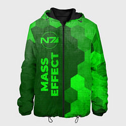 Мужская куртка Mass Effect - green gradient по-вертикали