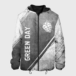 Куртка с капюшоном мужская Green Day - grey gradient вертикально, цвет: 3D-черный